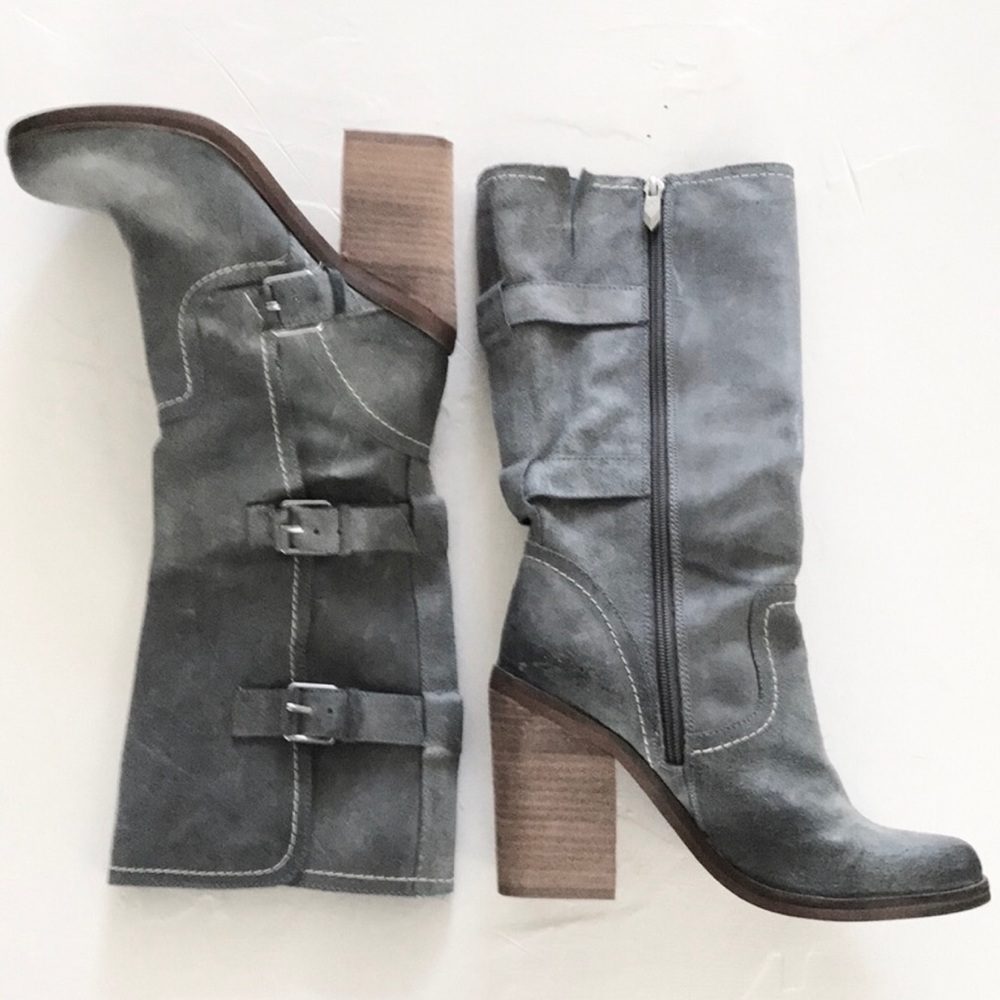 Fergie Genuine Leather Mid length boots.